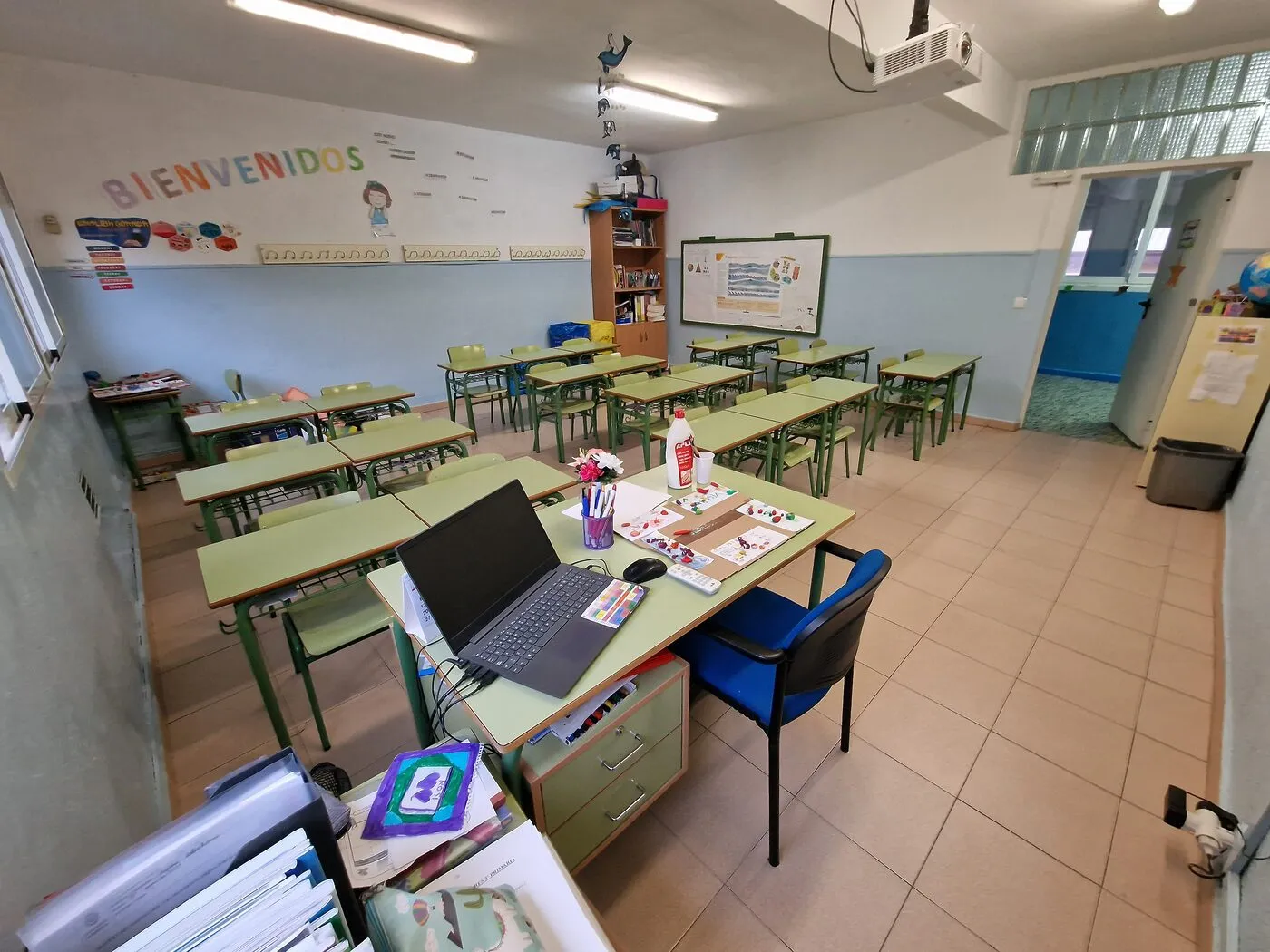 Aula de Primaria del Colegio Azorín