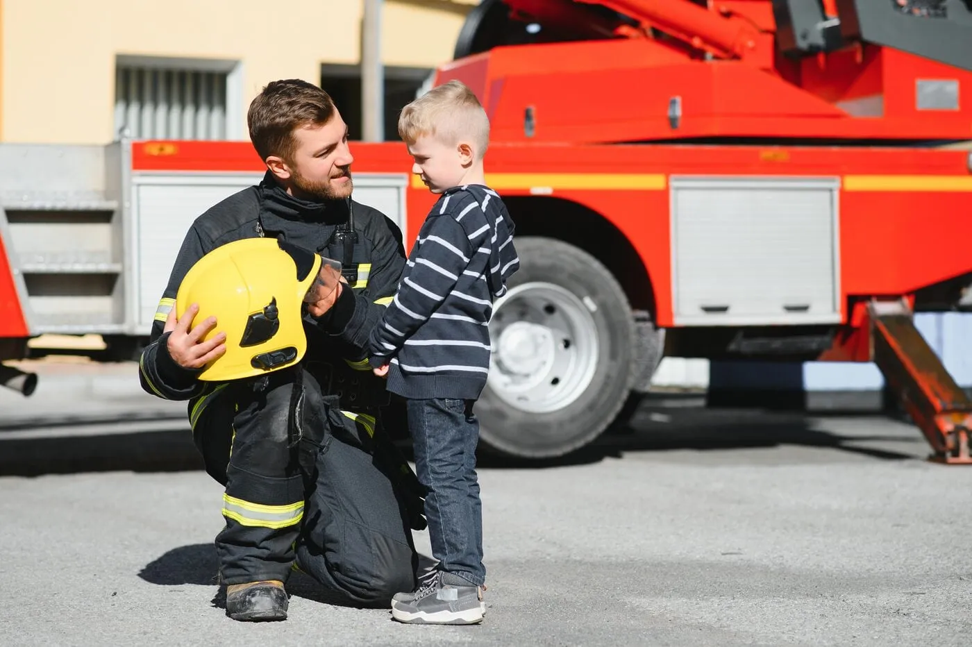 Salida al parque de bomberos